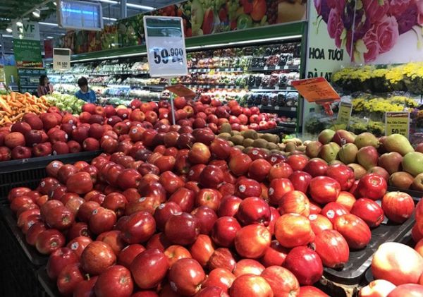 8 tháng, rau quả nhập khẩu giảm hơn 36% so với cùng kỳ