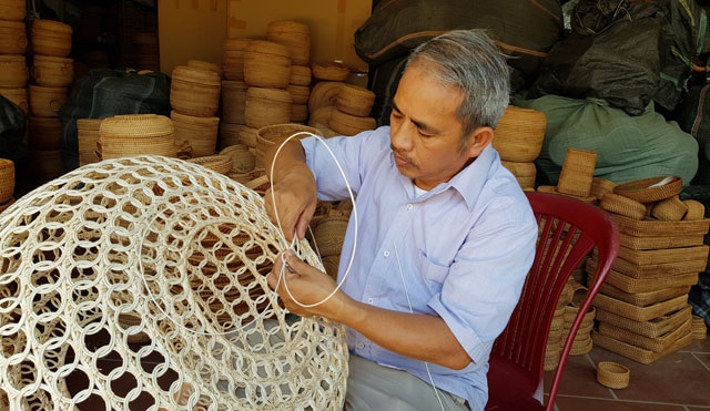 làng nghề mây tre đan Triệu Xá