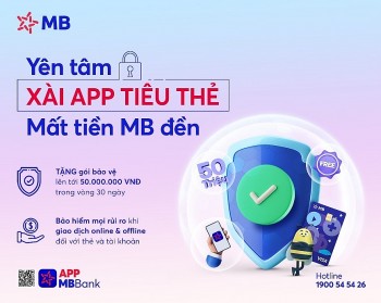 MB Bank kích hoạt gói bảo vệ 50 triệu đồng trong 30 ngày cho khách hàng hiện hữu