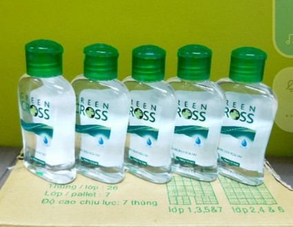 Đình chỉ và thu hồi "Dung dịch rửa tay Green Cross hương tự nhiên - 100ml"