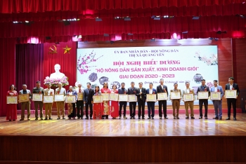 Hội nghị biểu dương, khen thưởng phong trào nông dân sản xuất kinh doanh giỏi giai đoạn 2020 - 2023