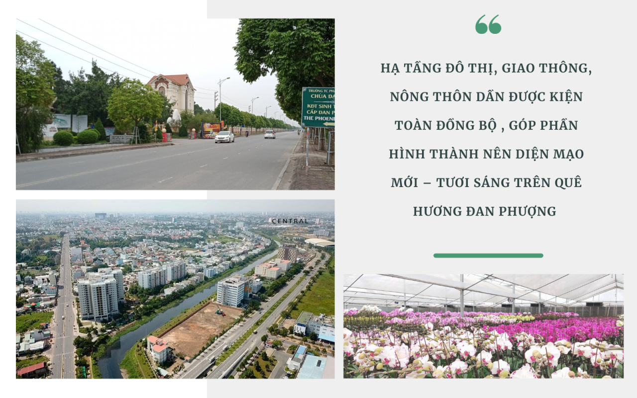 Đan Phượng trên đường trở thành đô thị hiện đại: Sức vươn mãnh liệt từ “vùng đất” thuần nông