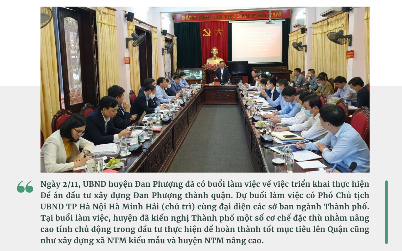 Đan Phượng trên đường trở thành đô thị hiện đại: Sức vươn mãnh liệt từ “vùng đất” thuần nông