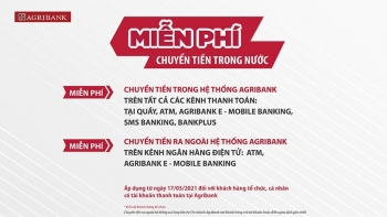 Agribank miễn 100% phí dịch vụ chuyển tiền trong nước