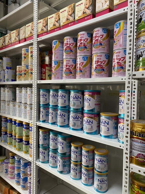 Mặt hàng gần 200 hộp sữa trẻ em đều không xuất trình được hóa đơn chứng từ