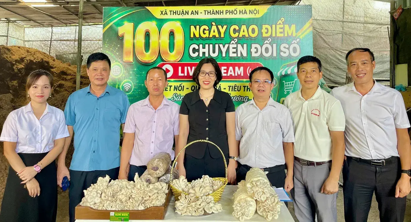 Từ phiên livestream đến xây dựng thương hiệu nông sản quê hương
