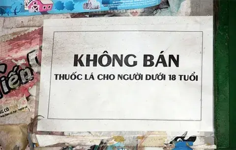Bán thuốc lá cho người dưới 18 tuổi sẽ bị xử phạt thế nào?
