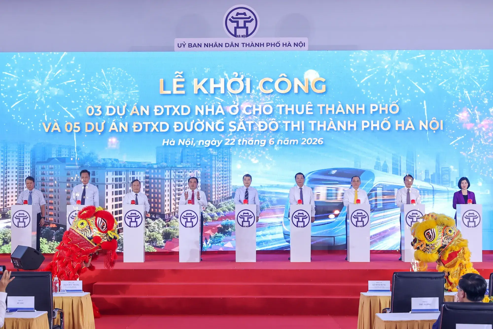Thủ tướng dự lễ khởi công 5 tuyến đường sắt, 3 dự án nhà ở cho thuê tại Hà Nội- Ảnh 5.