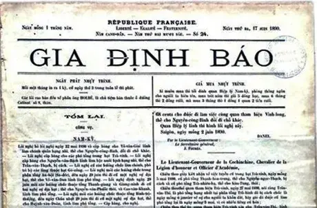 Nha bao Truong Vinh Ky nam to "Gia Dinh bao" nam nao? anh 1