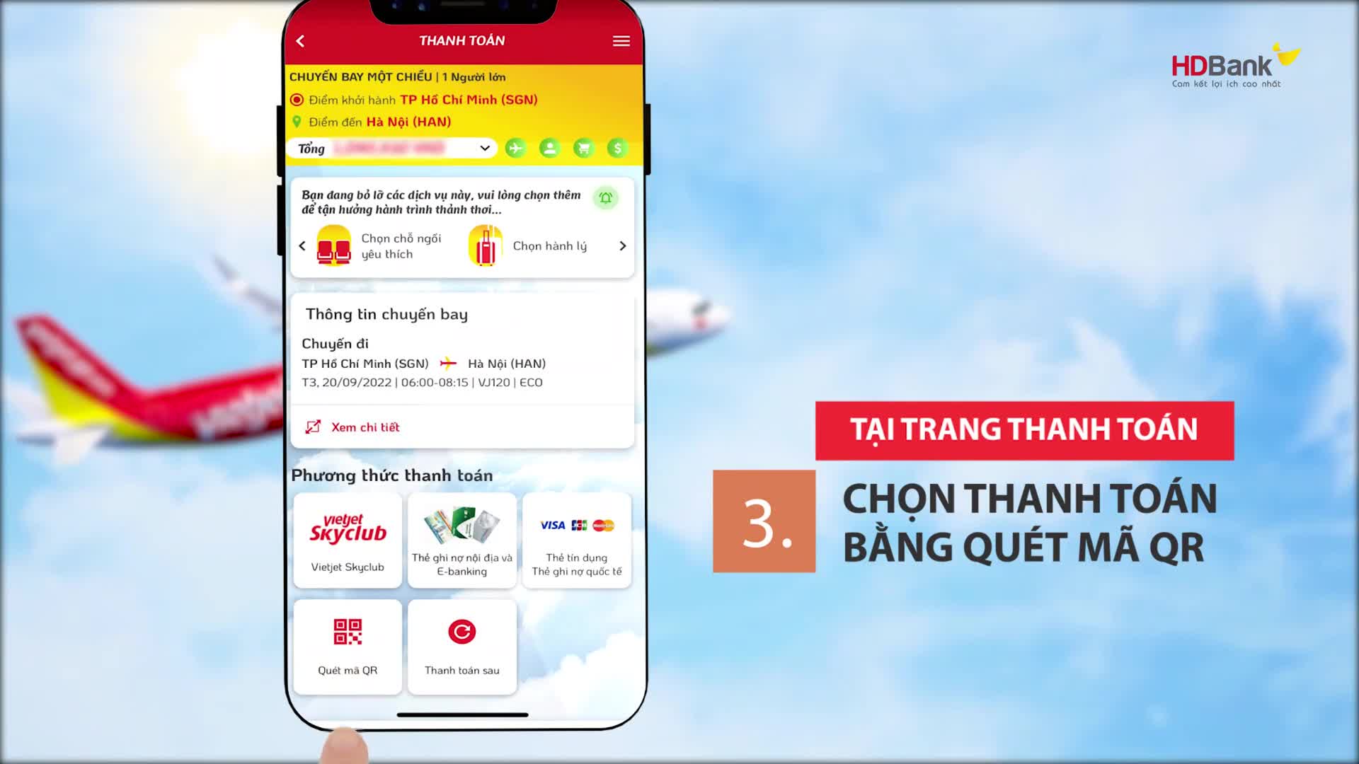 Hướng dẫn săn vé máy bay giờ nào cũng rẻ cùng HDBank Hướng dẫn săn vé máy bay giờ nào cũng rẻ cùng HDBank